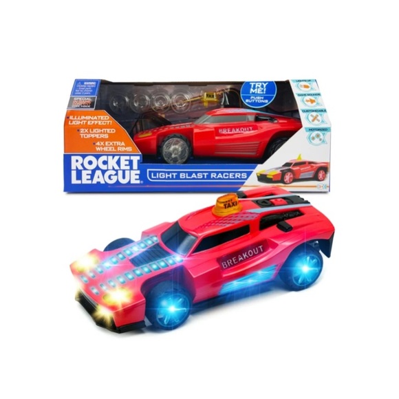 💋 New Rocket League Light Blast Racer, Red Car - Picture 3 of 6